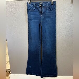 Paige Genevieve Flare High Rise Blue Jeans Size 26
